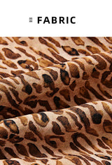 Leopard Halter Top