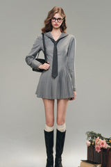 College Style Dress / Tie