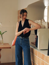 Wool Blend Knit Vest