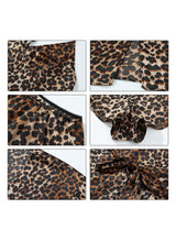 Leopard Satin Pajama-Three Piece