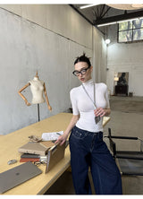 High-Neck Sculpt Fit Tee