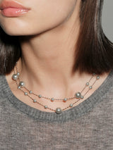 Gray Pearl Necklace