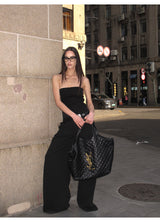Tailored Drag Wide-Leg Pants