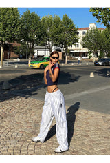 Striped Baseball Slacks