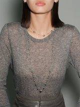 Gray Pearl Necklace