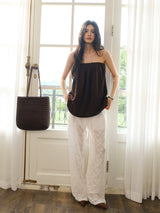 Tencel Bandeau Top