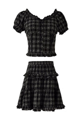 Plaid Top / Skirt