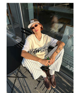 Striped Baseball Slacks