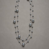 Gray Pearl Necklace