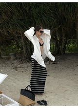 Foldover Waist Skirt