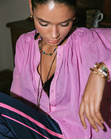 Pink Stripe Sweatpants