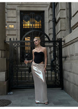 Streamer Champagne Sequin Skirt