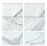 White Bandeau / Sweatpants