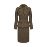 Wool Blazer / Skirt