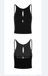 Cutout Slim Stretch Tank Top
