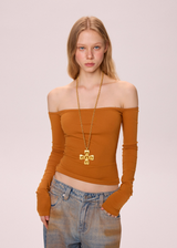 Slim Off-Shoulder Tee