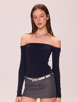 Slim Off-Shoulder Tee