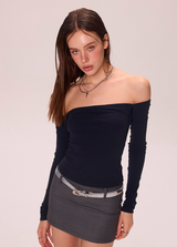 Slim Off-Shoulder Tee
