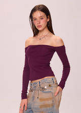 Slim Off-Shoulder Tee