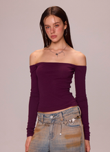 Slim Off-Shoulder Tee