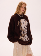 Puppy Print Sweater