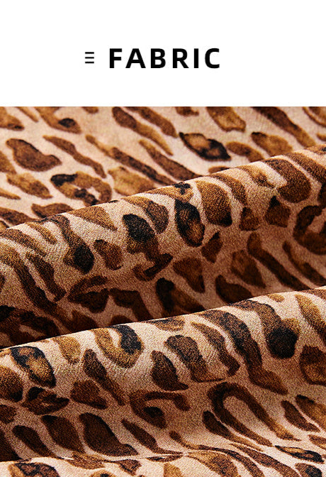 Leopard Halter Top