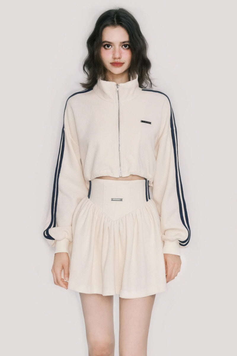 Waffle Sweatshirt / Skirt
