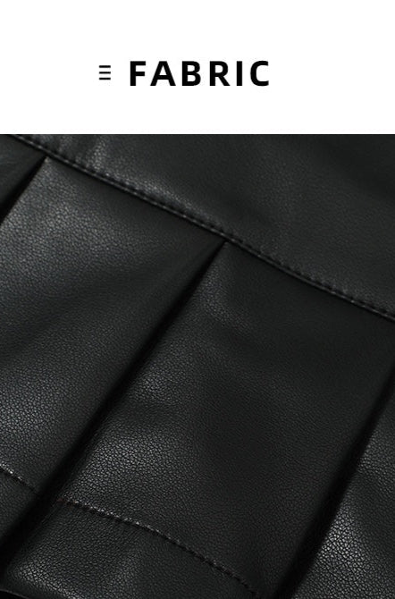 Leather Mini Skirt