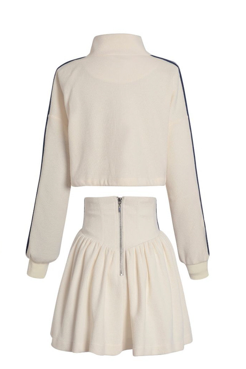 Waffle Sweatshirt / Skirt