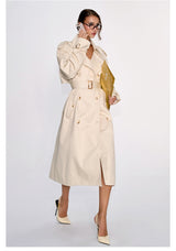 Cinched Trench Coat