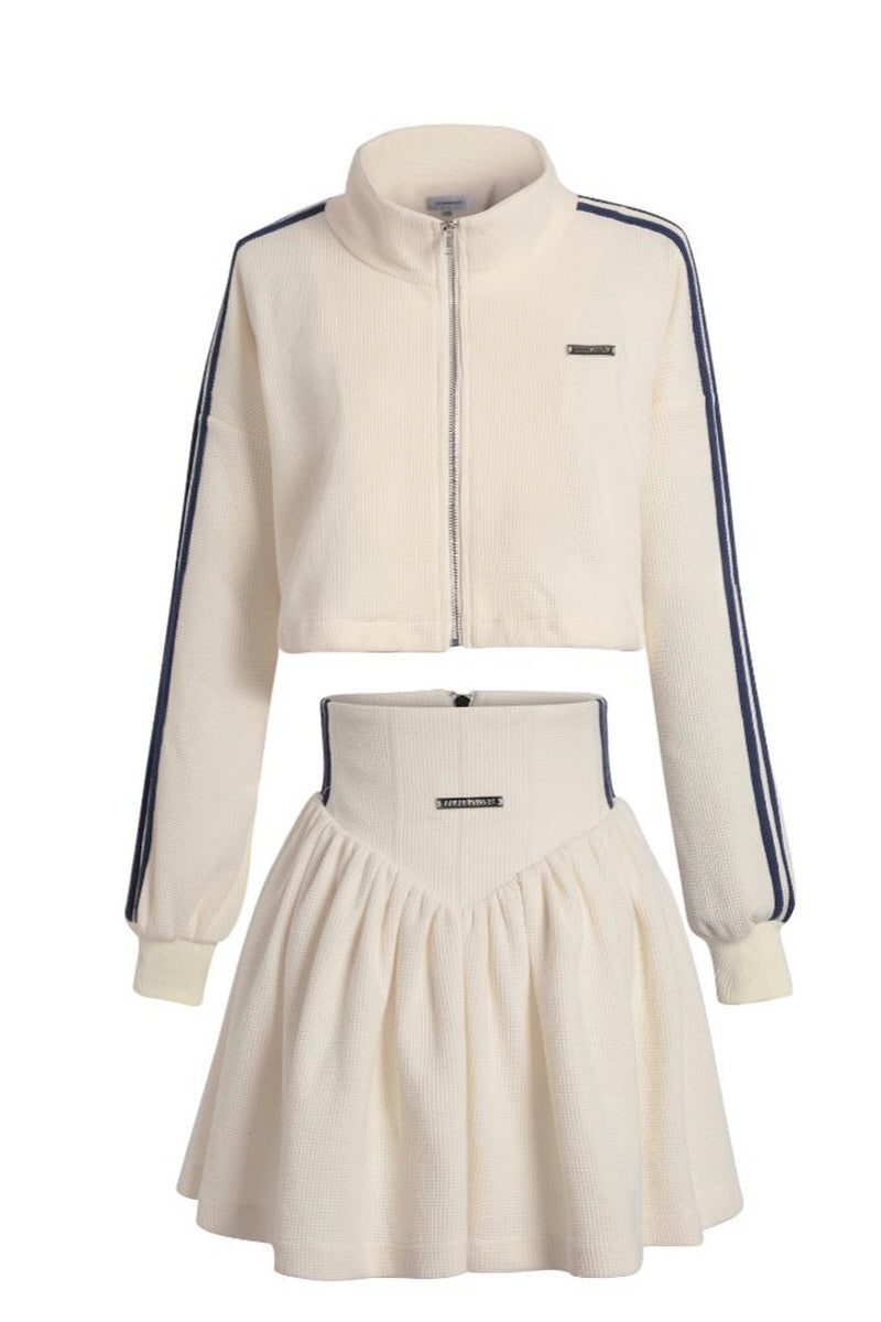 Waffle Sweatshirt / Skirt