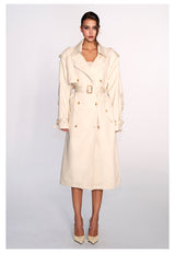 Cinched Trench Coat