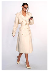 Cinched Trench Coat