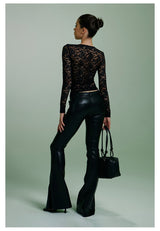 Lace Sheer Top