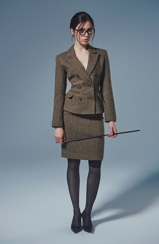 Wool Blazer / Skirt