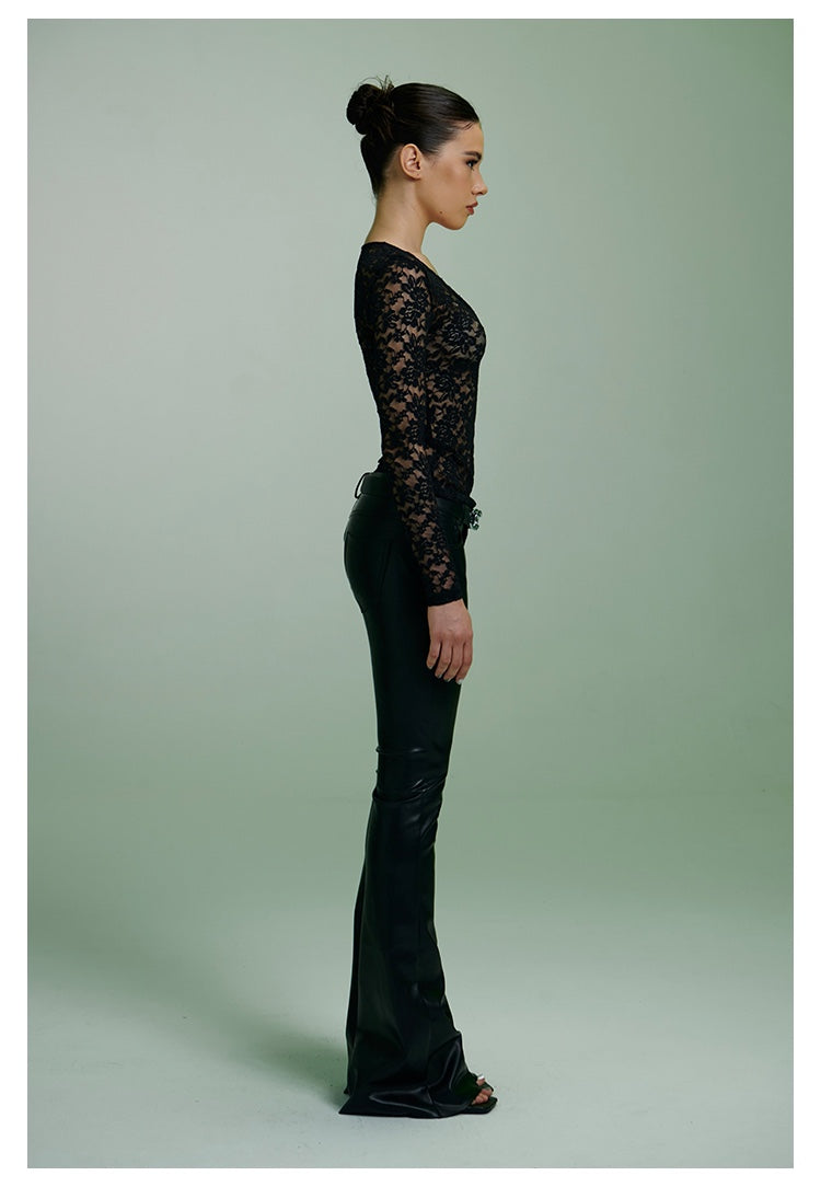 Lace Sheer Top