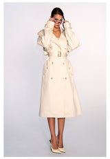 Cinched Trench Coat