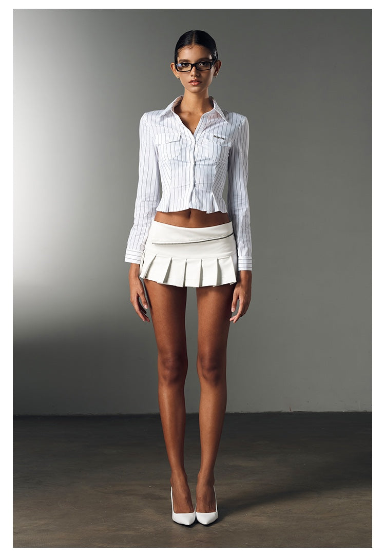 Chic Fit Pinstripe Shirt