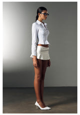 Chic Fit Pinstripe Shirt