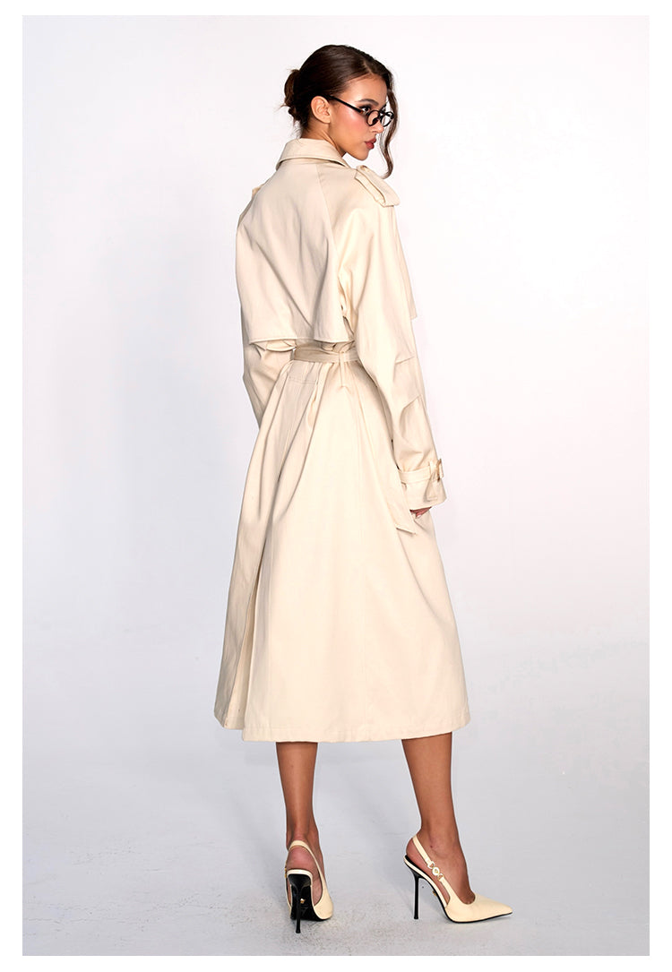 Cinched Trench Coat