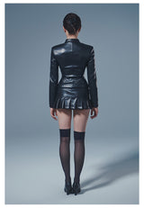 Leather Mini Skirt