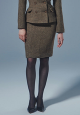 Wool Blazer / Skirt