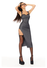 Smart Cutout Midi Dress