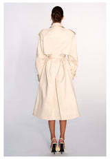 Cinched Trench Coat