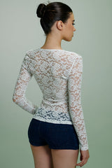 Lace Sheer Top