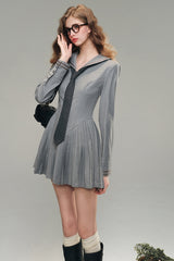 College Style Dress / Tie
