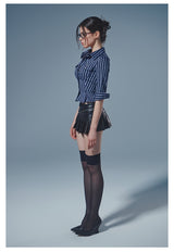 Leather Mini Skirt