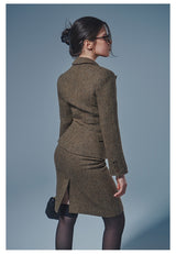 Wool Blazer / Skirt