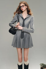 College Style Dress / Tie