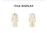 Cinched Trench Coat